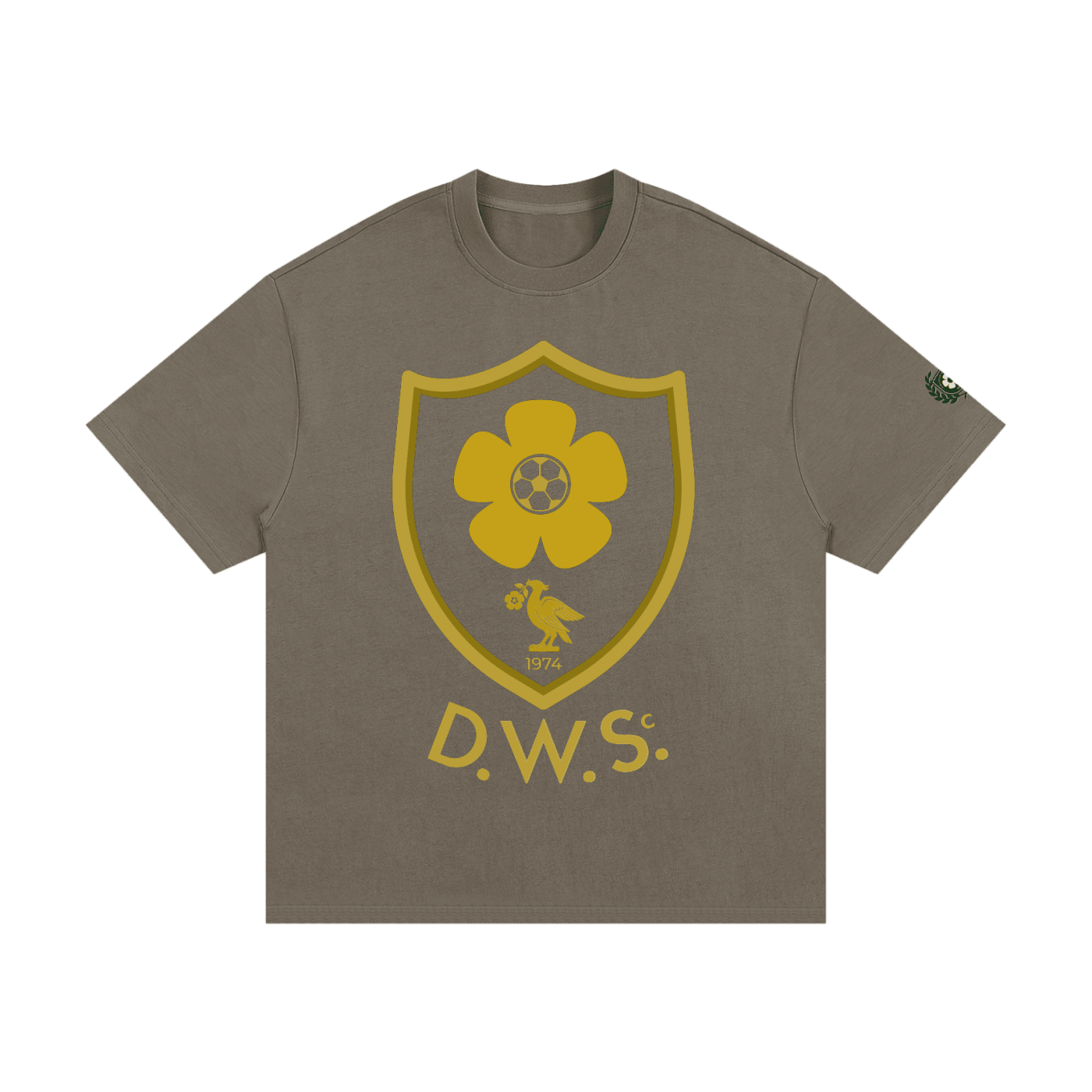 Royal Heritage Oro Heavy Tee D.W.S.c. Verde Musgo - Camiseta DAWS