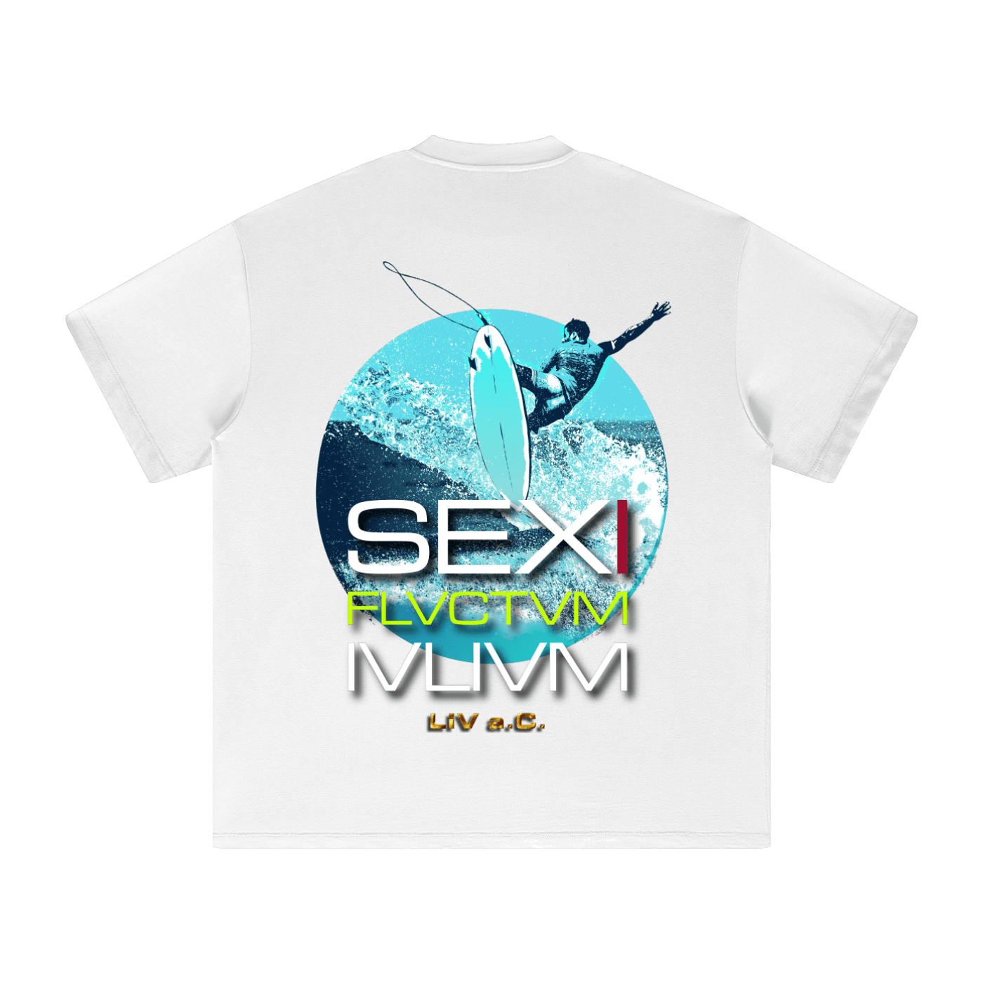 Sexi Flvctvm Ivlivm Blanco - Camisetas DAWS