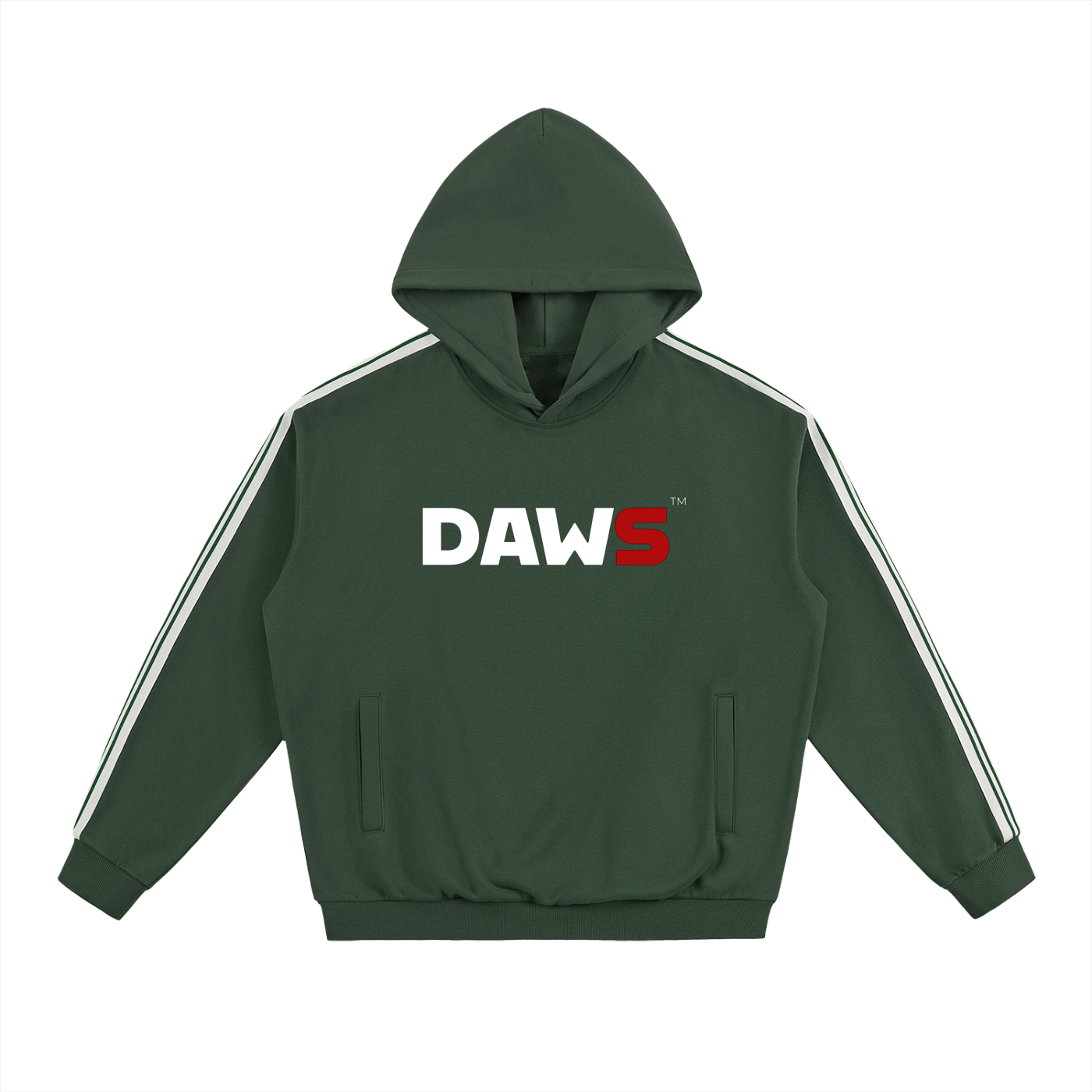 Side Stripe Drop - Shoulder Hoodie color - Streetwear DAWS