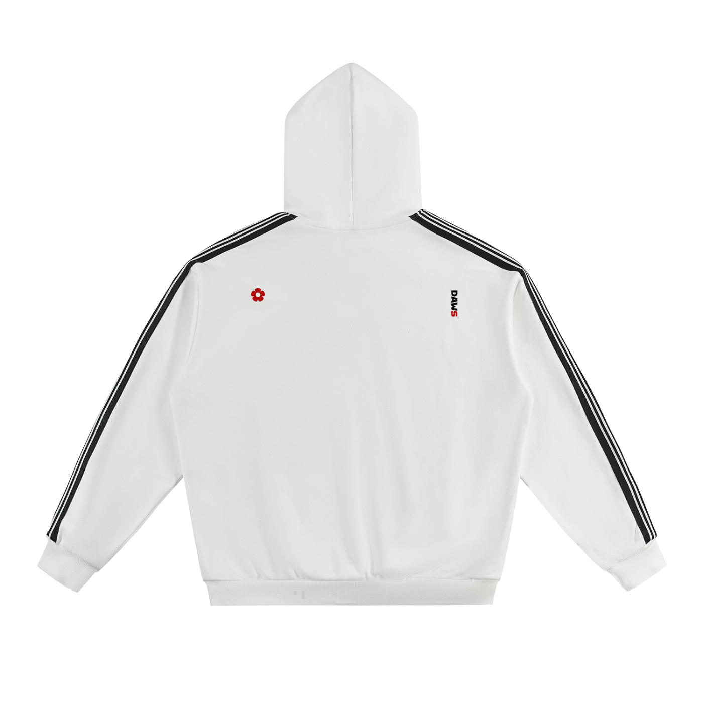 Side Stripe Drop - Shoulder Hoodie color - Streetwear DAWS