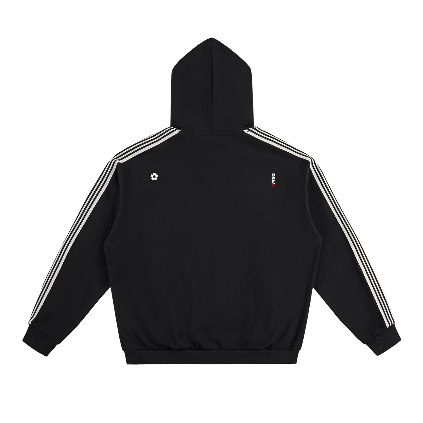 Side Stripe Drop - Shoulder Hoodie color - Streetwear DAWS