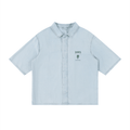 Silk Terrace Shirt D.W.S.c. Azul claro - Camisa DAWS