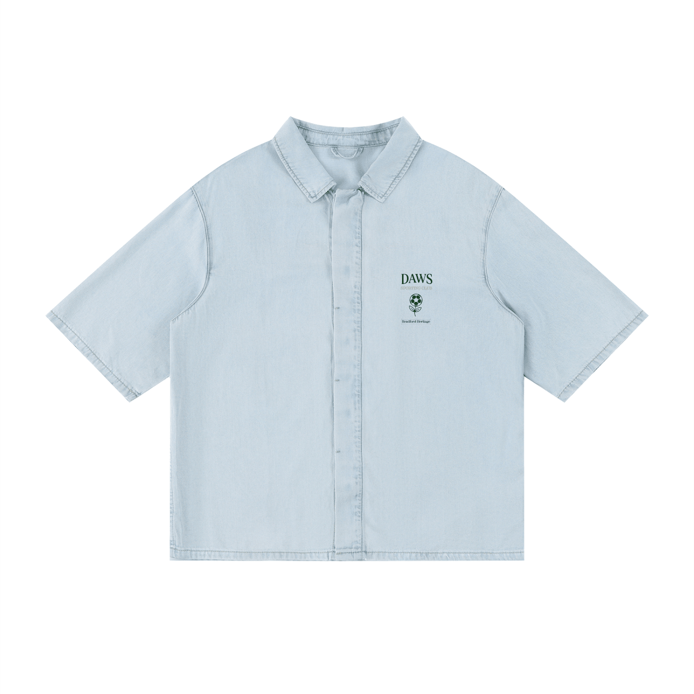 Silk Terrace Shirt D.W.S.c. Azul claro - Camisa DAWS