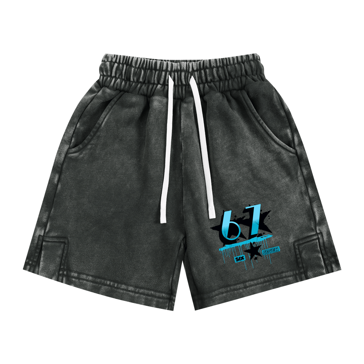 Six Seven Shorts Kids Gris oscuro - Shorts DAWS