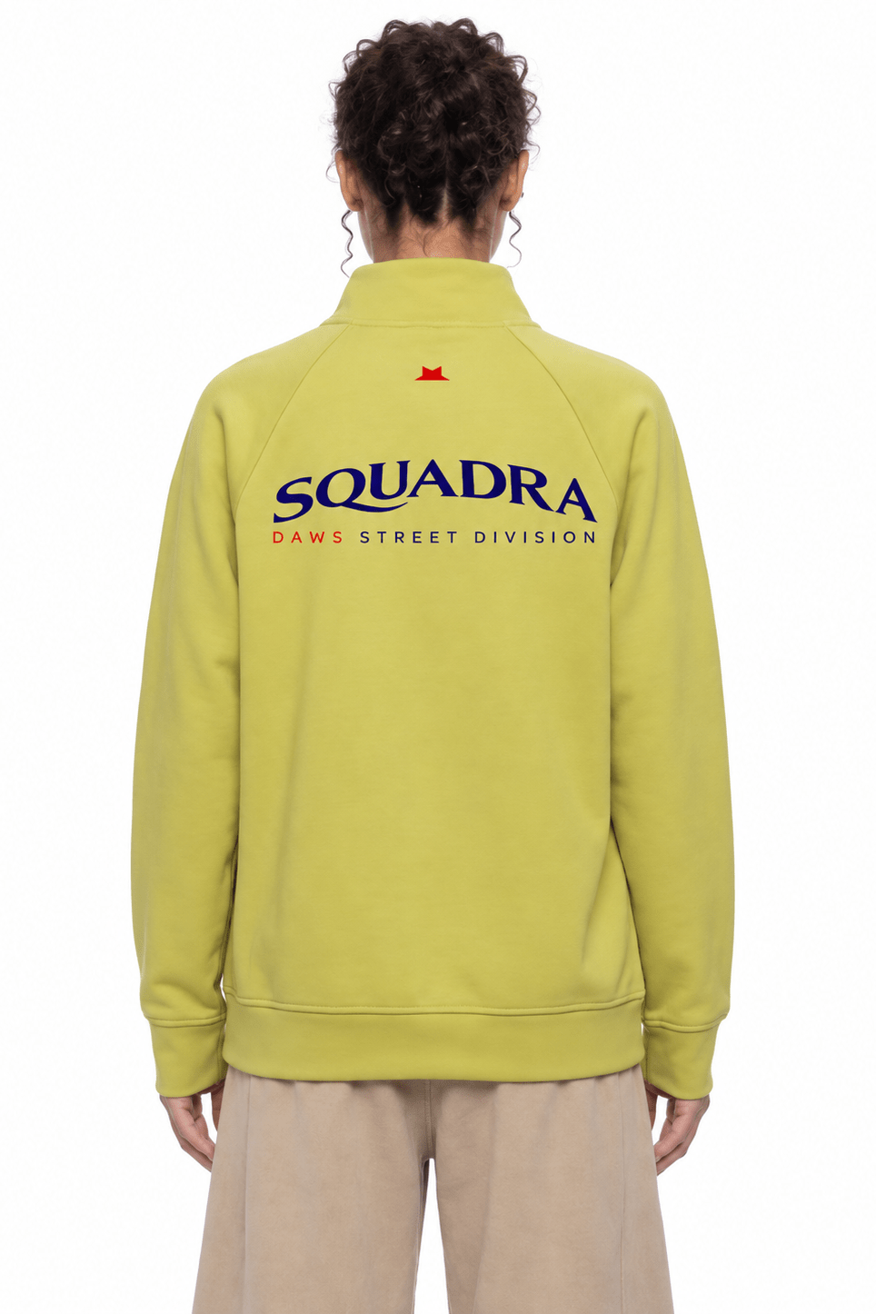 STAND — Raglan Track Jacket Lime Yellow - Chaqueta DAWS