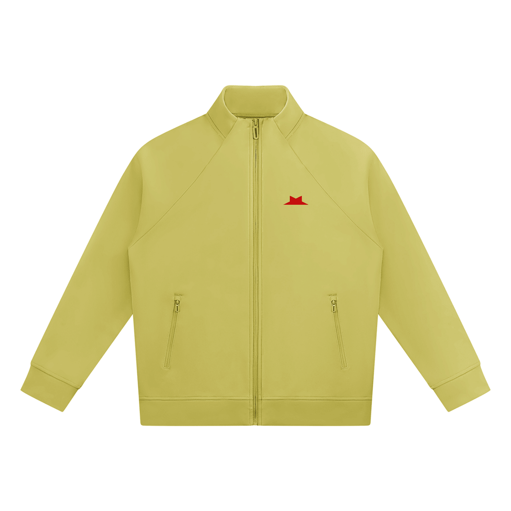 STAND — Raglan Track Jacket Lime Yellow - Chaqueta DAWS