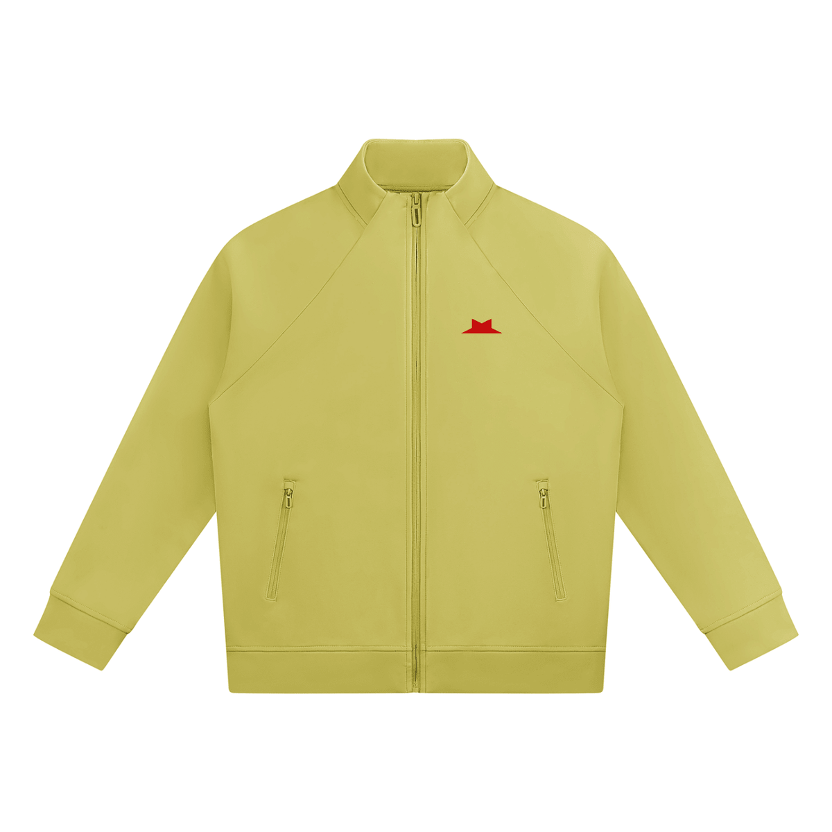 STAND — Raglan Track Jacket Lime Yellow - Chaqueta DAWS