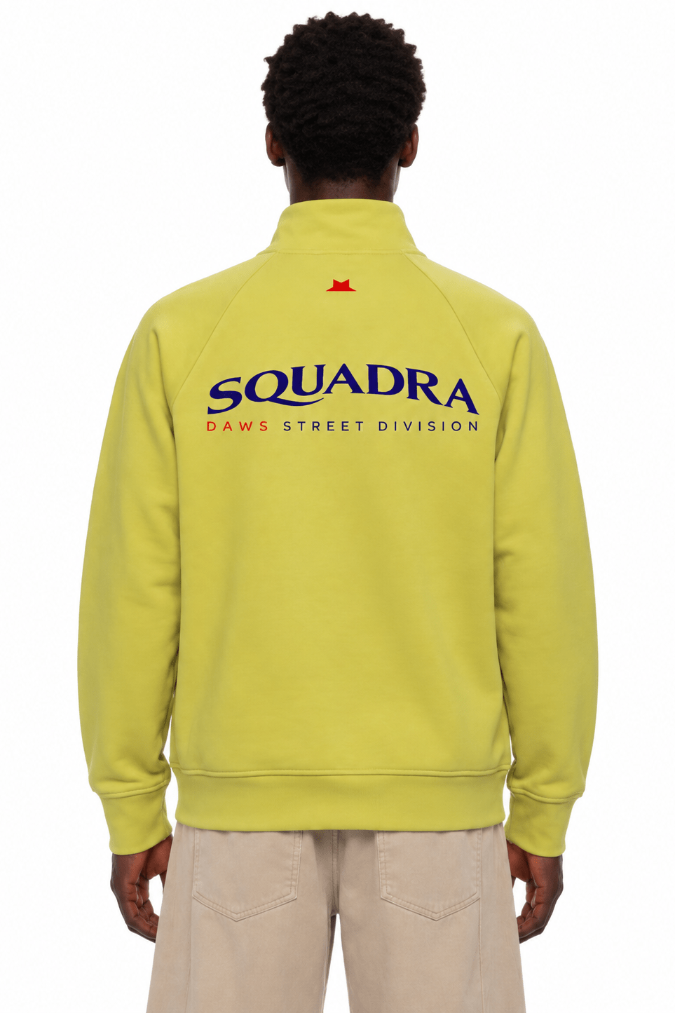 STAND — Raglan Track Jacket Lime Yellow - Chaqueta DAWS