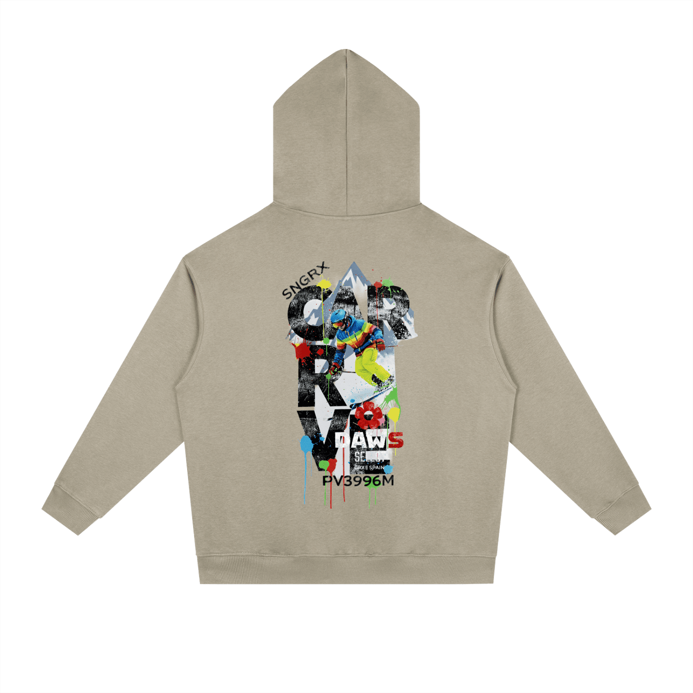 Sudadera CARVE 3996M con capucha Essential Heavyweight DAWS Select unisex adulto color - Streetwear DAWS