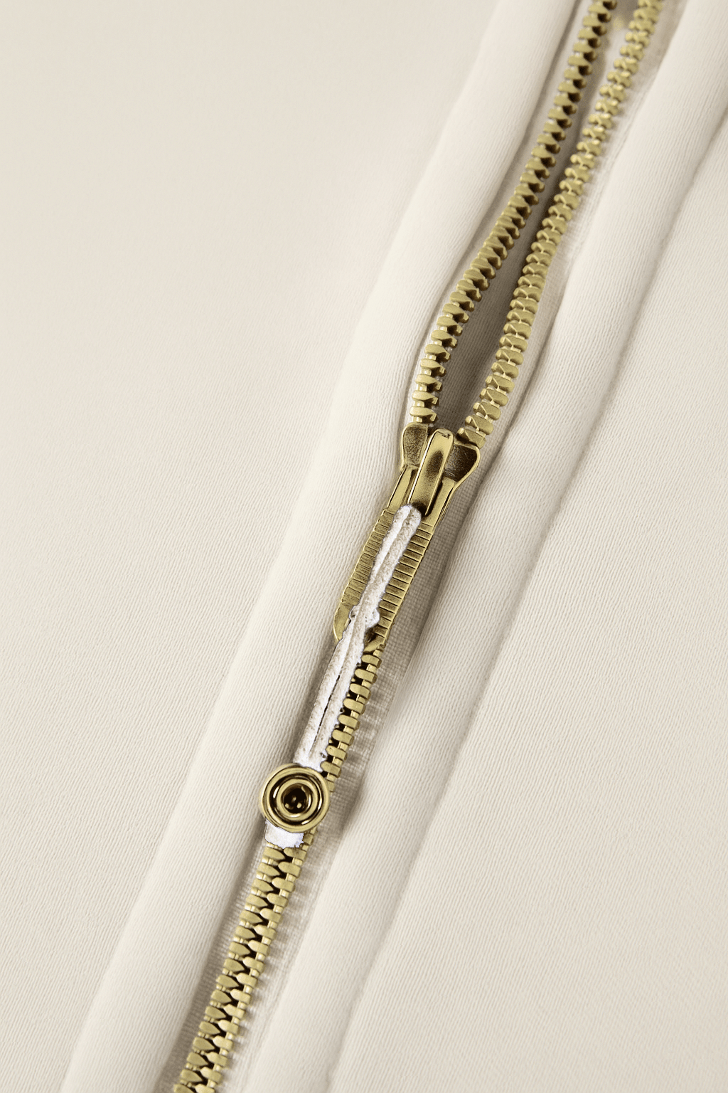 Sudadera Cropped con cremallera media mujer DAWS Select - Flor Dorada color - Streetwear DAWS