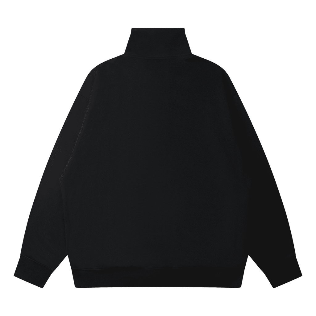 Sudadera de cuello cremallera de cuarto Drop Shoulder DAWS Select mujer color - Streetwear DAWS