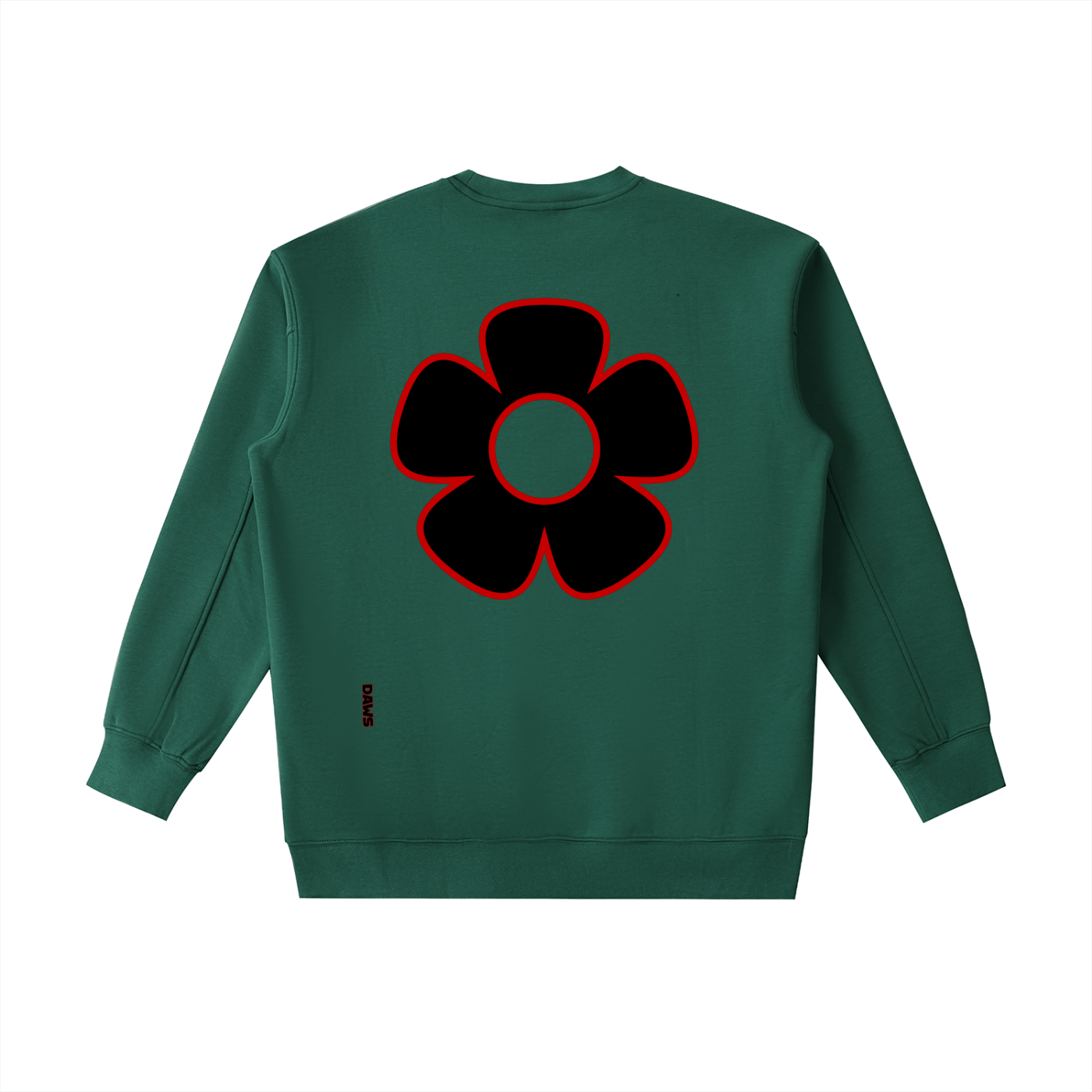 Sudadera Essential de algodón grueso con cuello redondo DAWS Select unisex color - Streetwear DAWS