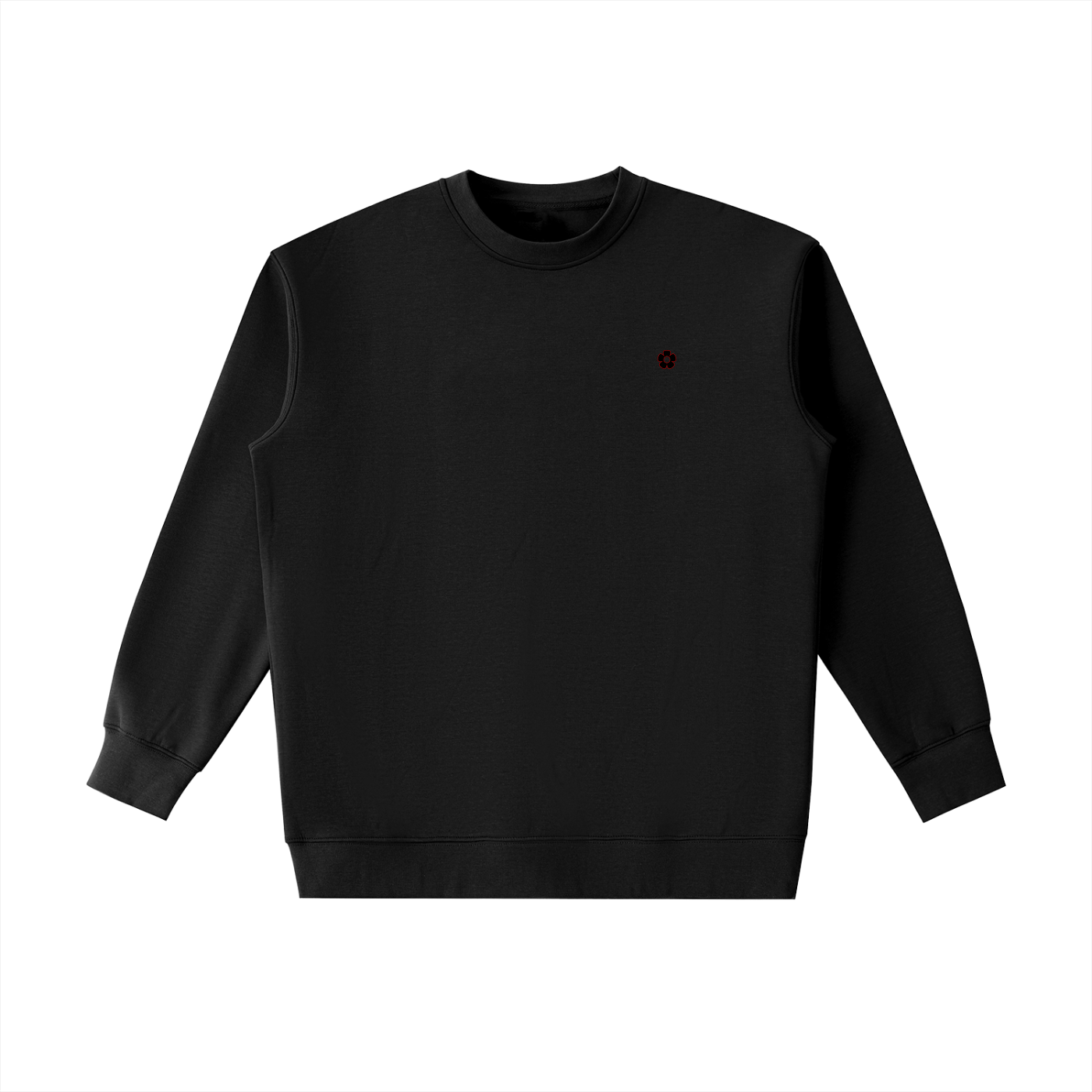 Sudadera Essential de algodón grueso con cuello redondo DAWS Select unisex color - Streetwear DAWS
