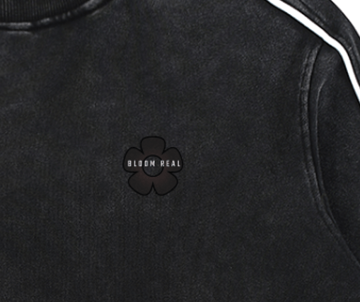 Sudadera Essential Mineral Wash con ribete y dobladillo crudo DAWS Select unisex color - Streetwear DAWS