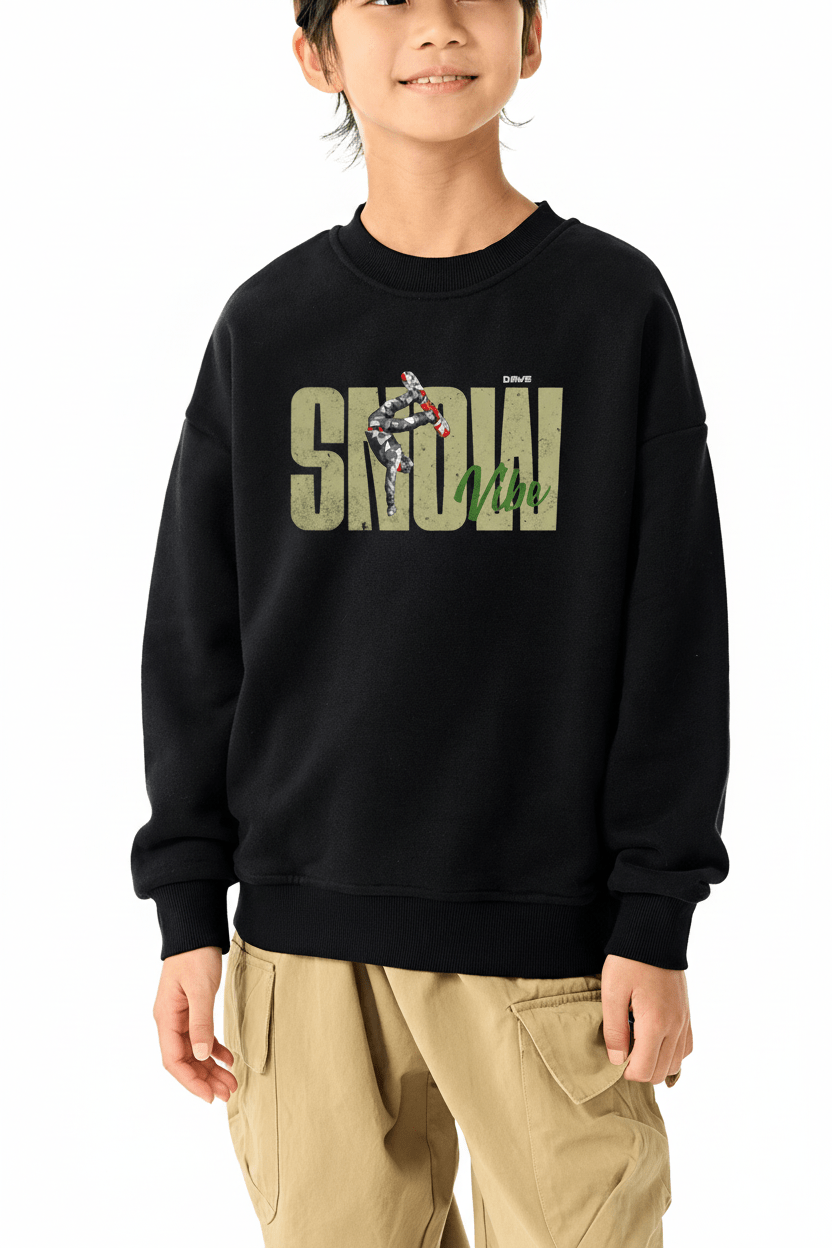 Sudadera Fleece Essential cuello redondo infantil/adolescente DAWS Select niño/a color - Streetwear DAWS