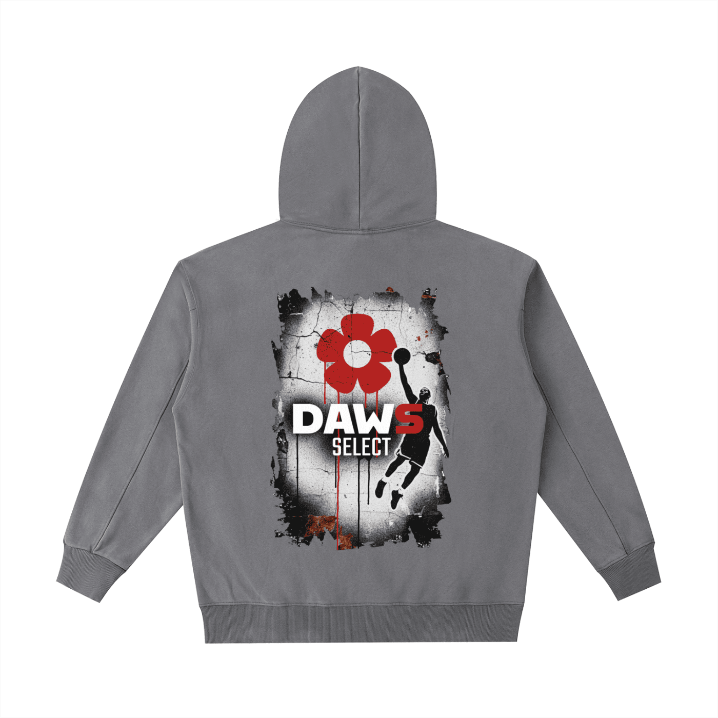 Sudadera Hoops con capucha Vintage Washed Heavyweight DAWS Select unisex color - Streetwear DAWS