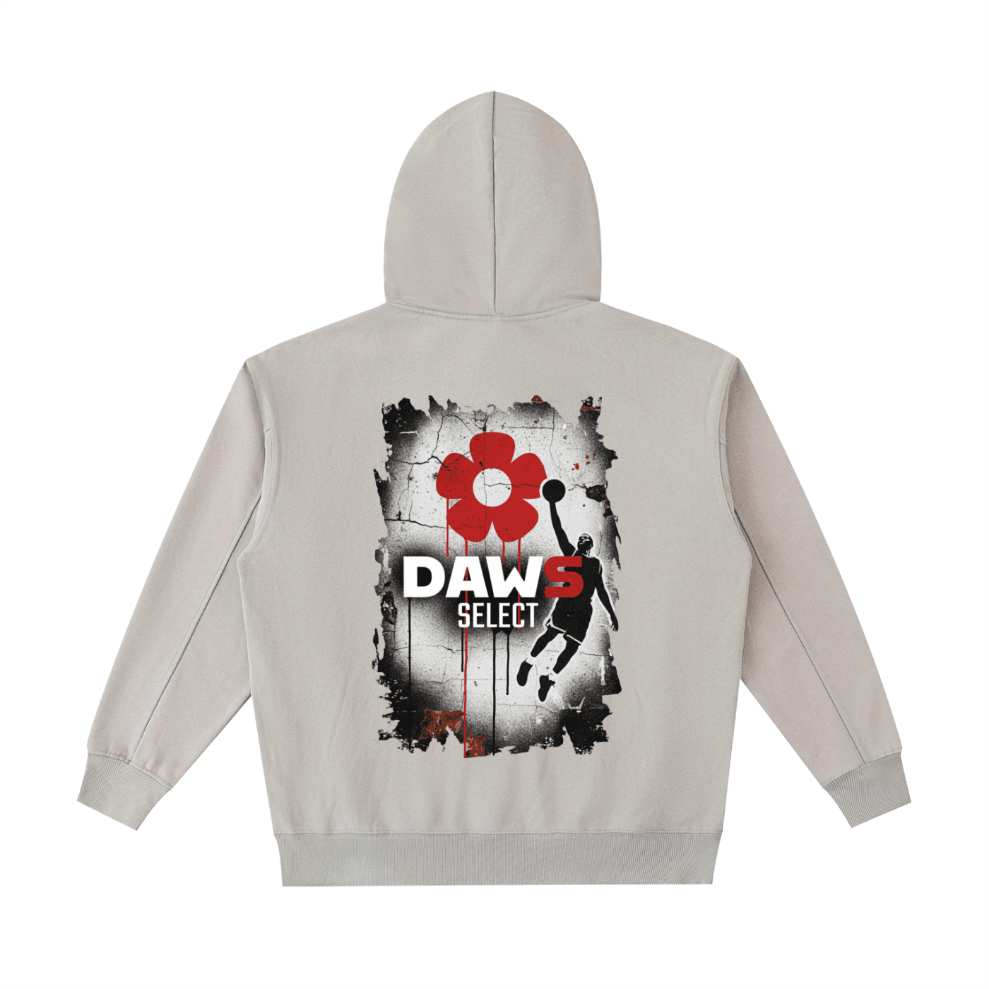 Sudadera Hoops con capucha Vintage Washed Heavyweight DAWS Select unisex color - Streetwear DAWS