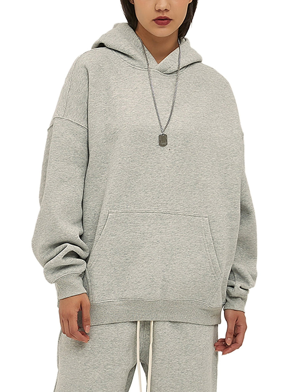Sudadera Oversize con capucha de forro polar color - Streetwear DAWS