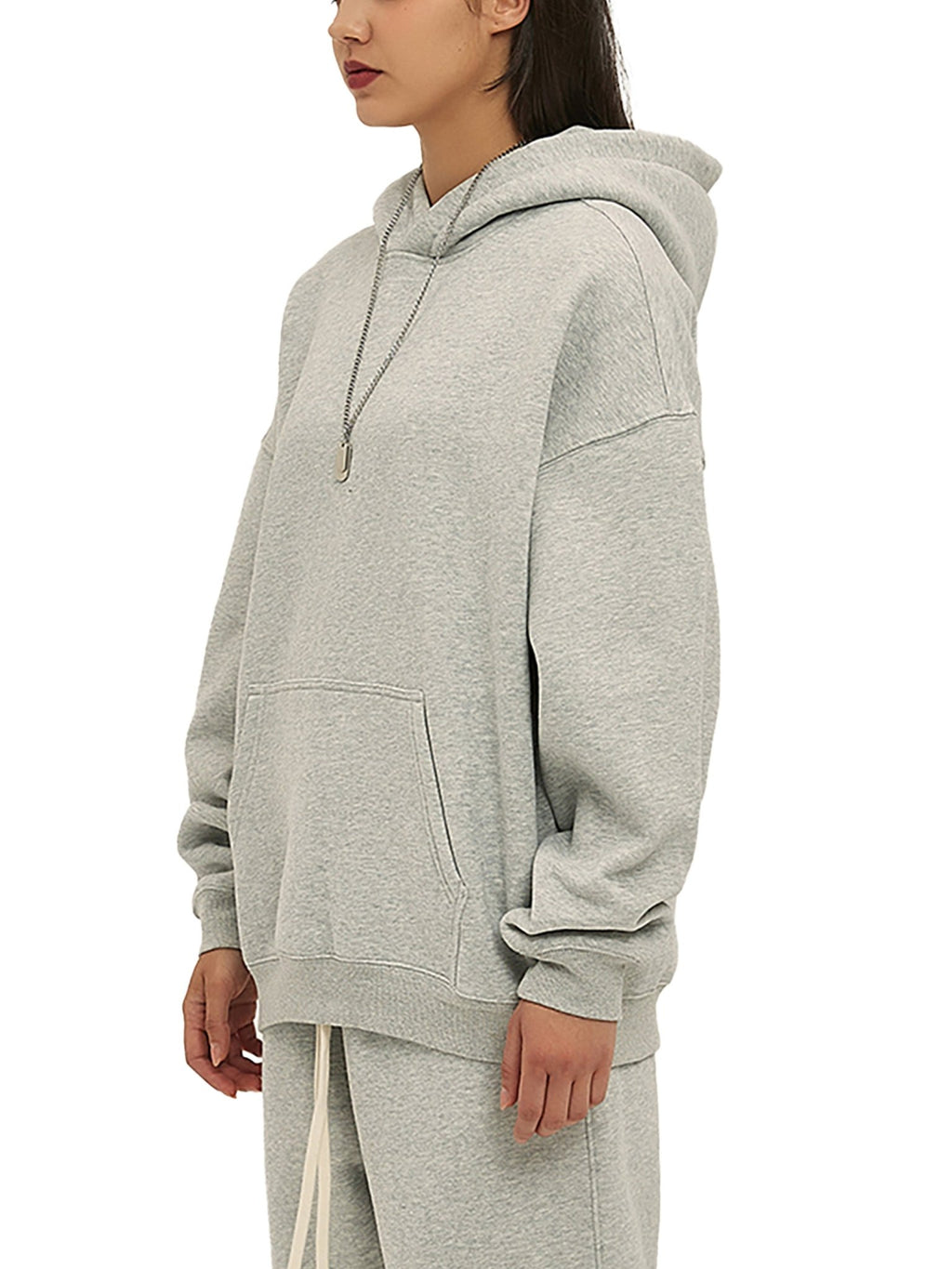 Sudadera Oversize con capucha de forro polar color - Streetwear DAWS
