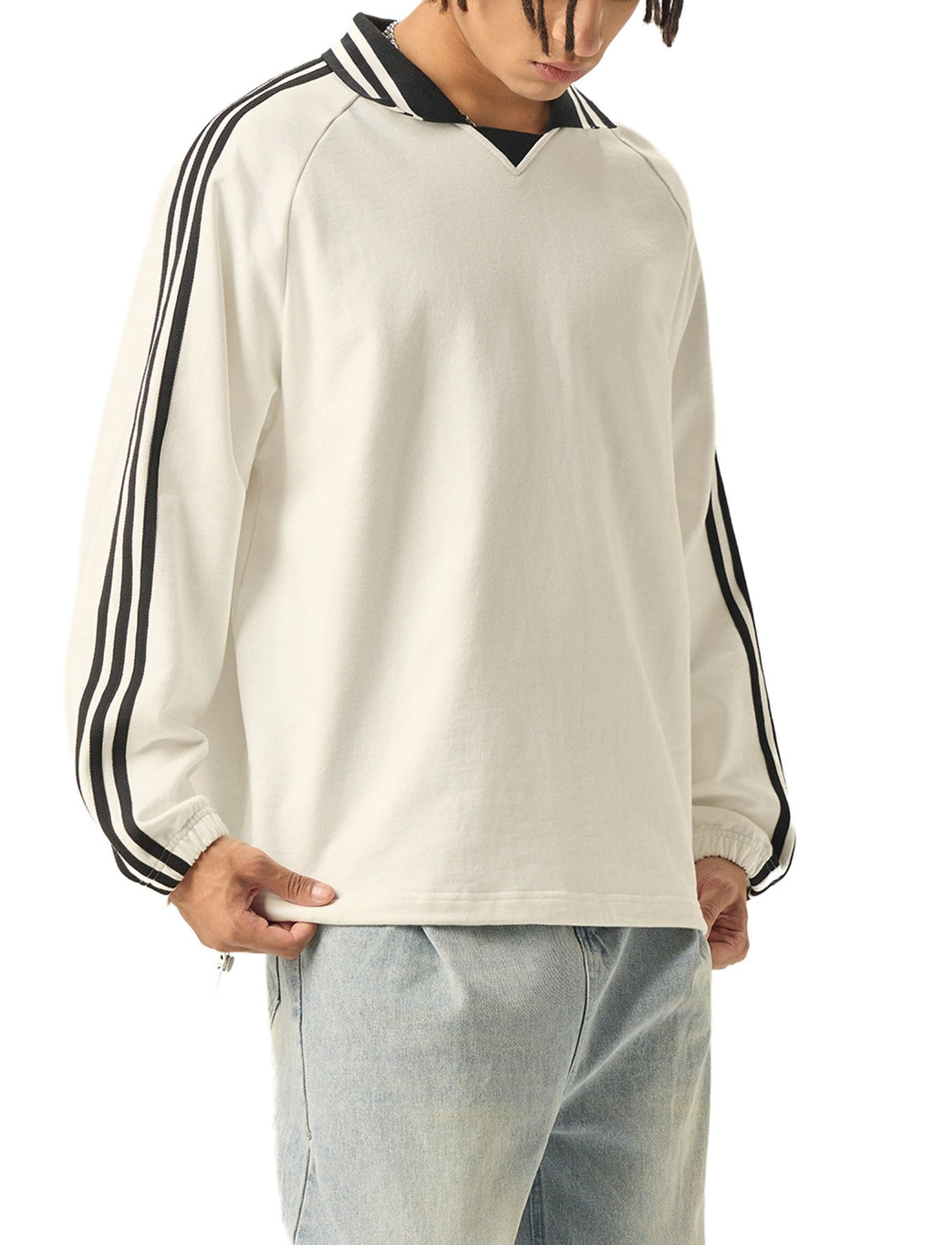 Sudadera Stam de solapa con rayas laterales DAWS Select color - Streetwear DAWS