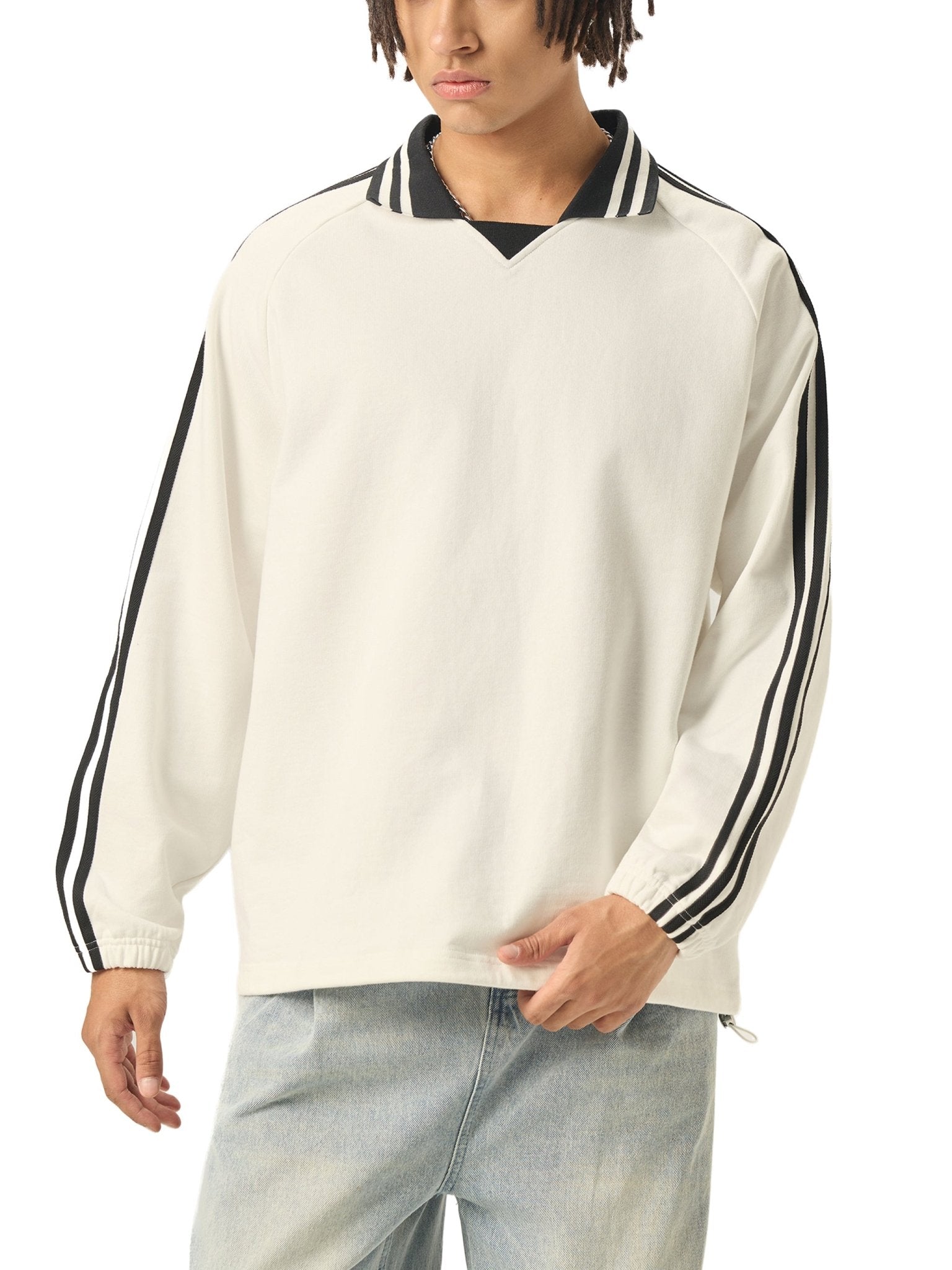 Sudadera Stam de solapa con rayas laterales DAWS Select color - Streetwear DAWS