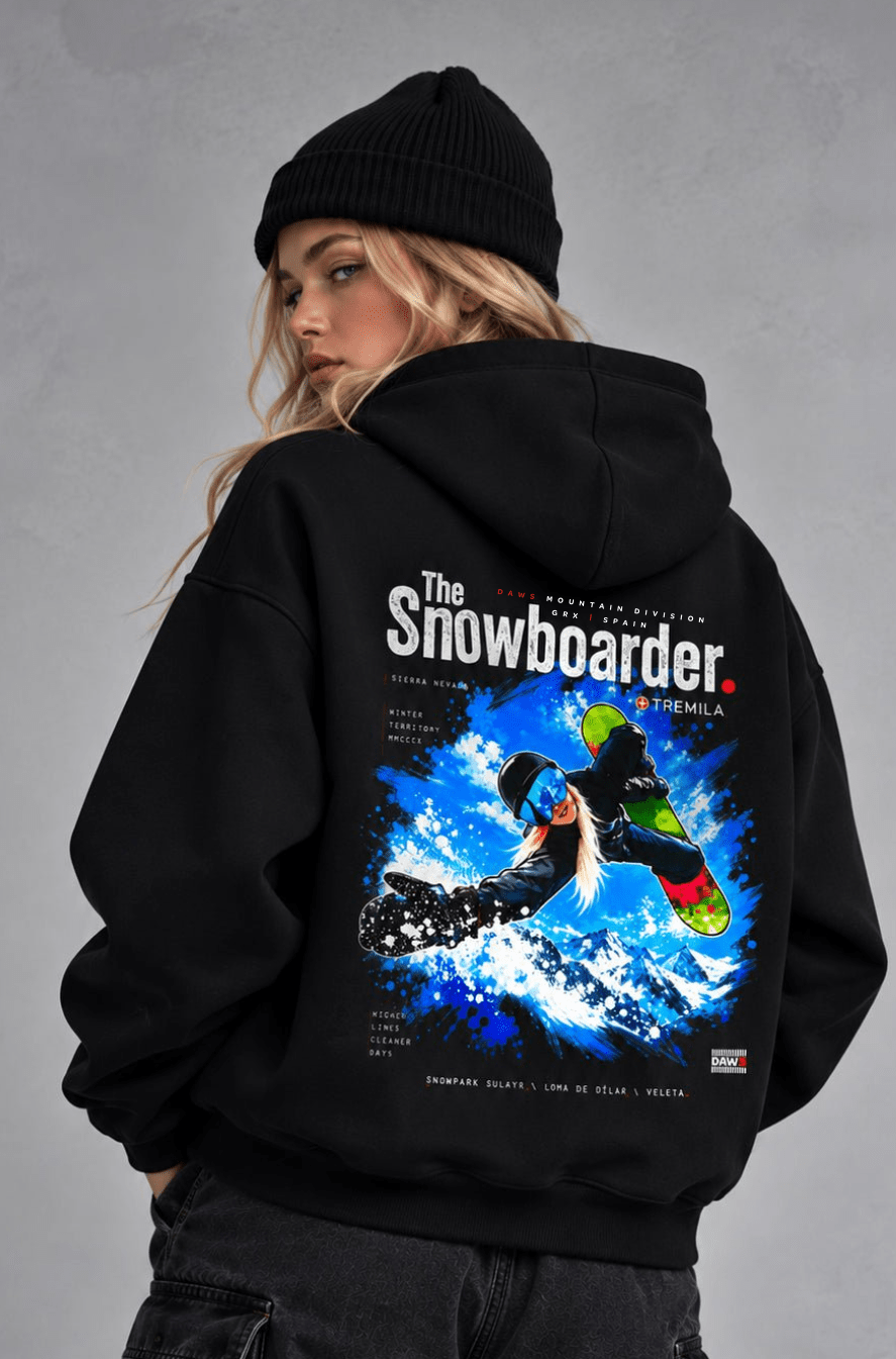 The Snowboarder — Blondie Black - Hoodies DAWS