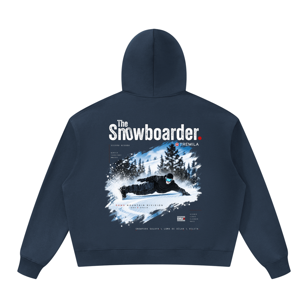 The Snowboarder — Laydown Navy Blue - Hoodies DAWS