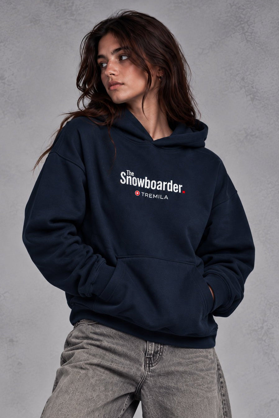The Snowboarder — Laydown Black - Hoodies DAWS