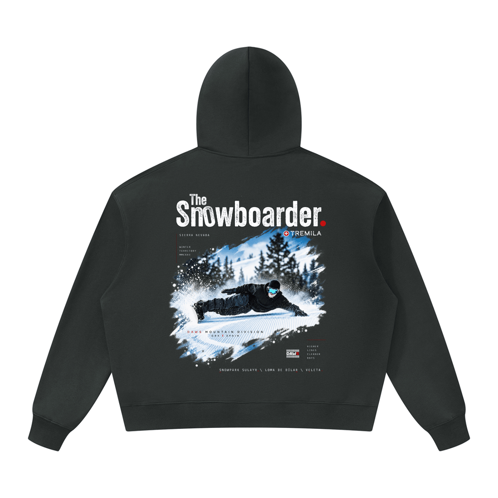The Snowboarder — Laydown Dark Gray - Hoodies DAWS