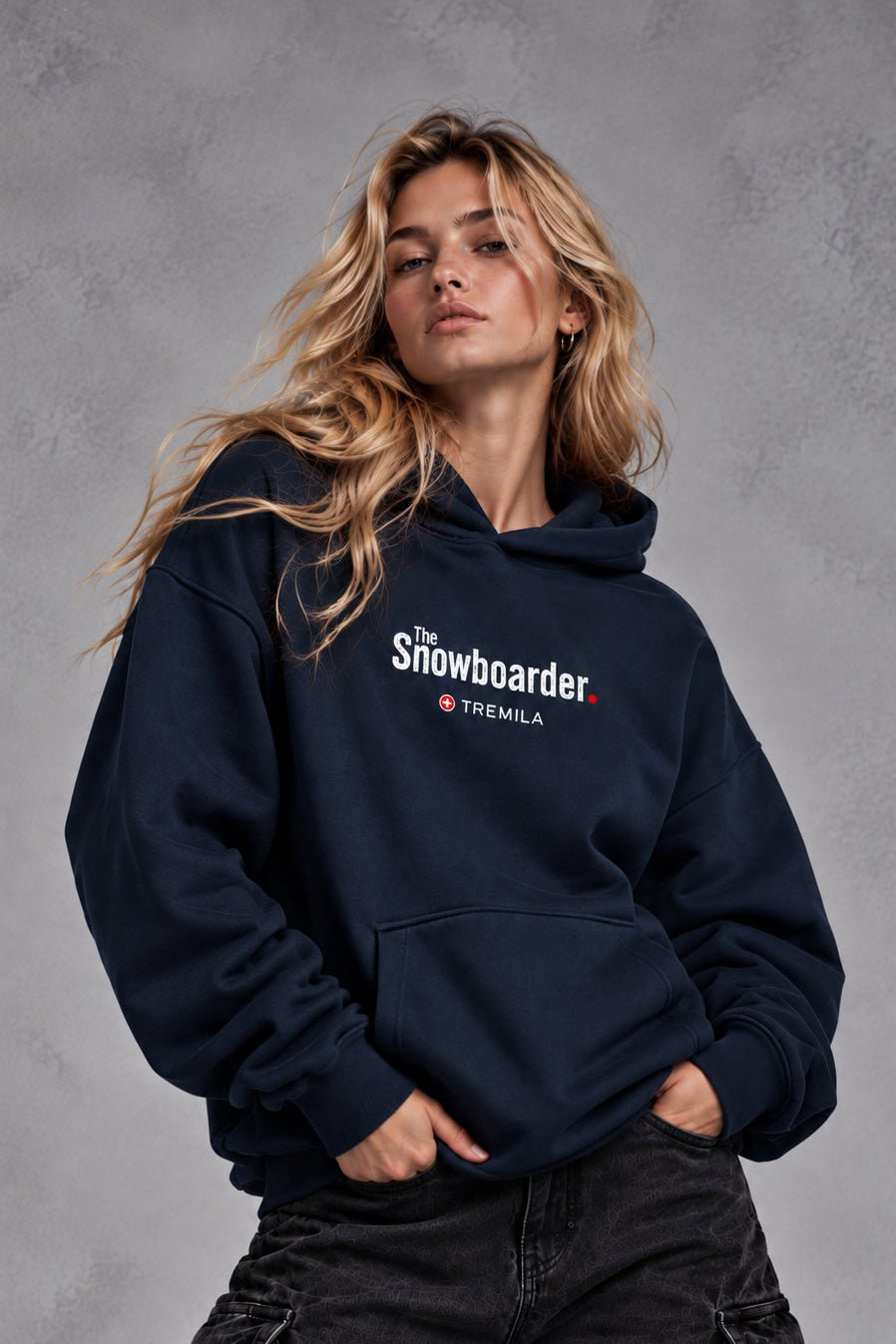 The Snowboarder — No Image Black - Hoodies DAWS