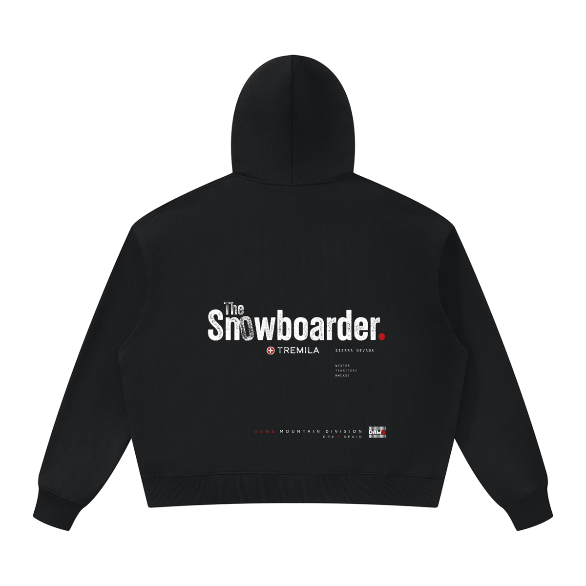 The Snowboarder — No Image Black - Hoodies DAWS