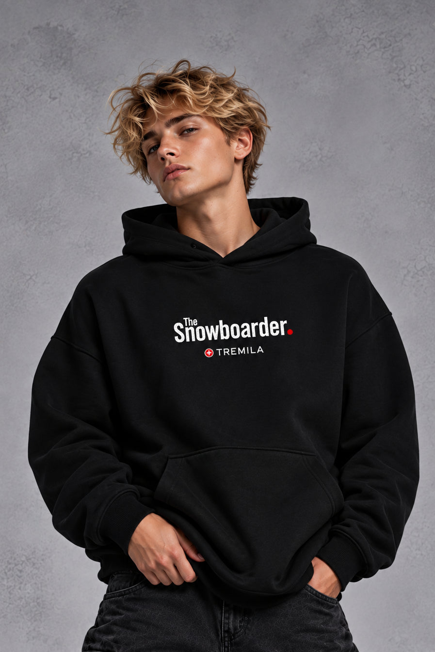The Snowboarder — No Image Black - Hoodies DAWS