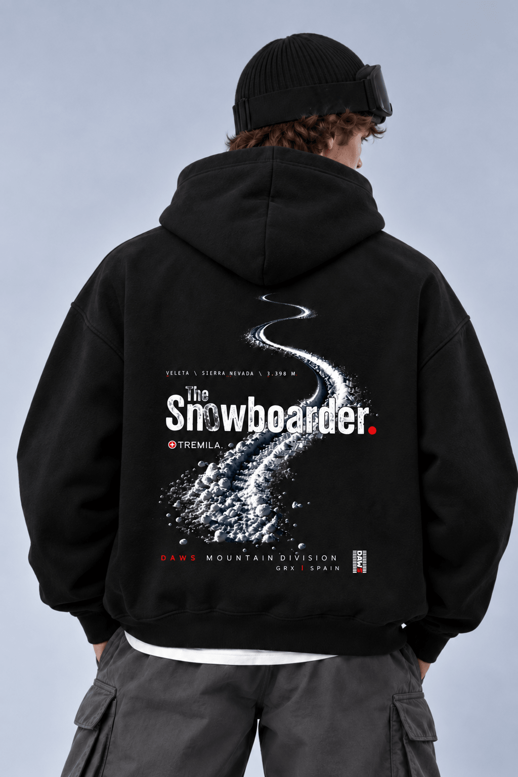 The Snowboarder — Río Black - Hoodies DAWS