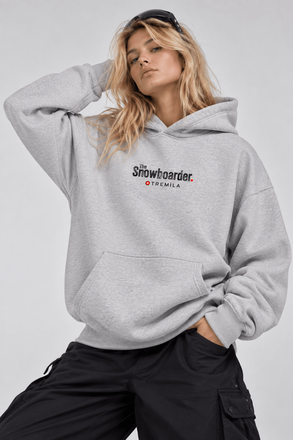 The Snowboarder — Sulayr Flower Gray - Hoodies DAWS