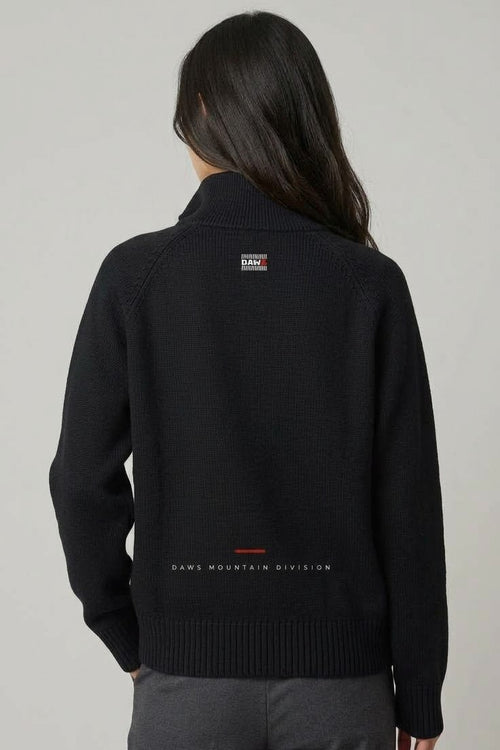 +Tremila Quarter Zip — Dark Black - Quarter Zip DAWS