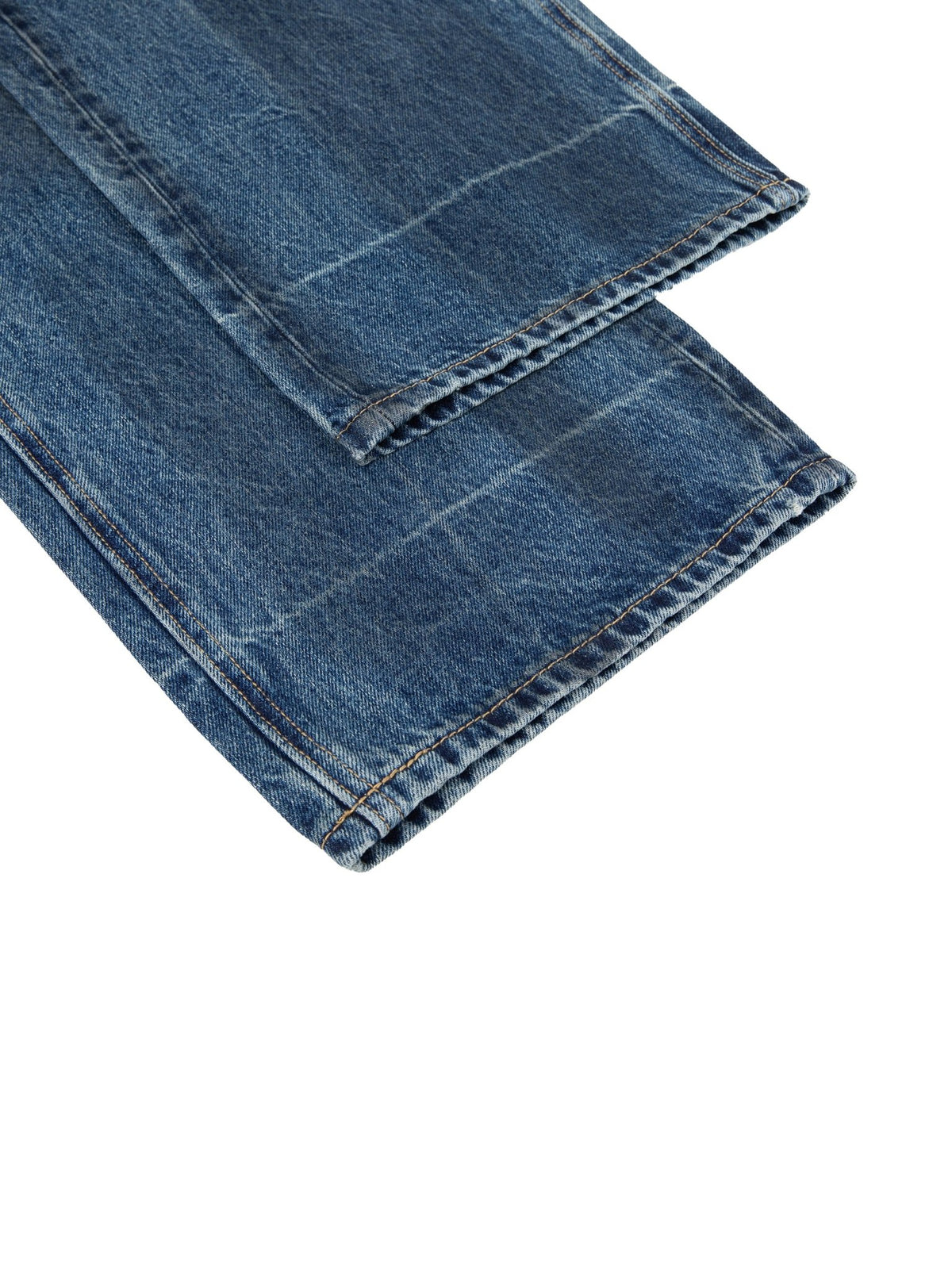 Vintage Wash Baggy Denim Jeans - Pantalones DAWS