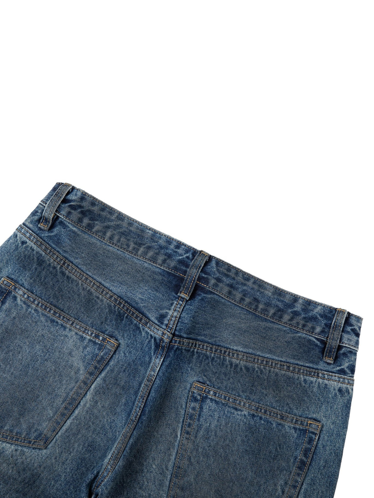 Vintage Wash Baggy Denim Jeans - Pantalones DAWS