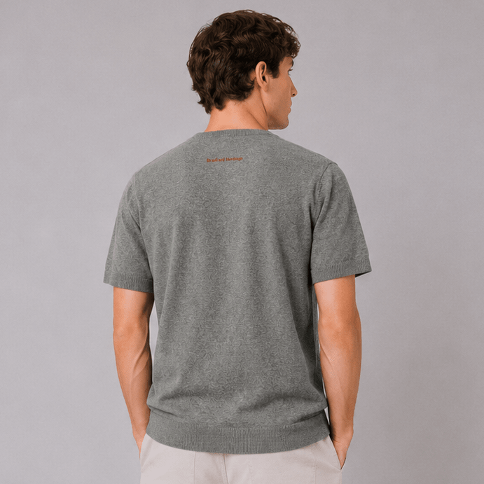 Worsted - De Punto Azul grisáceo - Camiseta de punto DAWS
