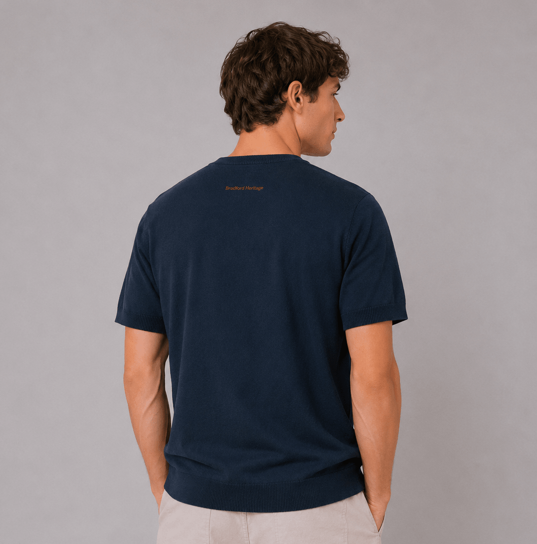 Worsted - De Punto Azul grisáceo - Camiseta de punto DAWS