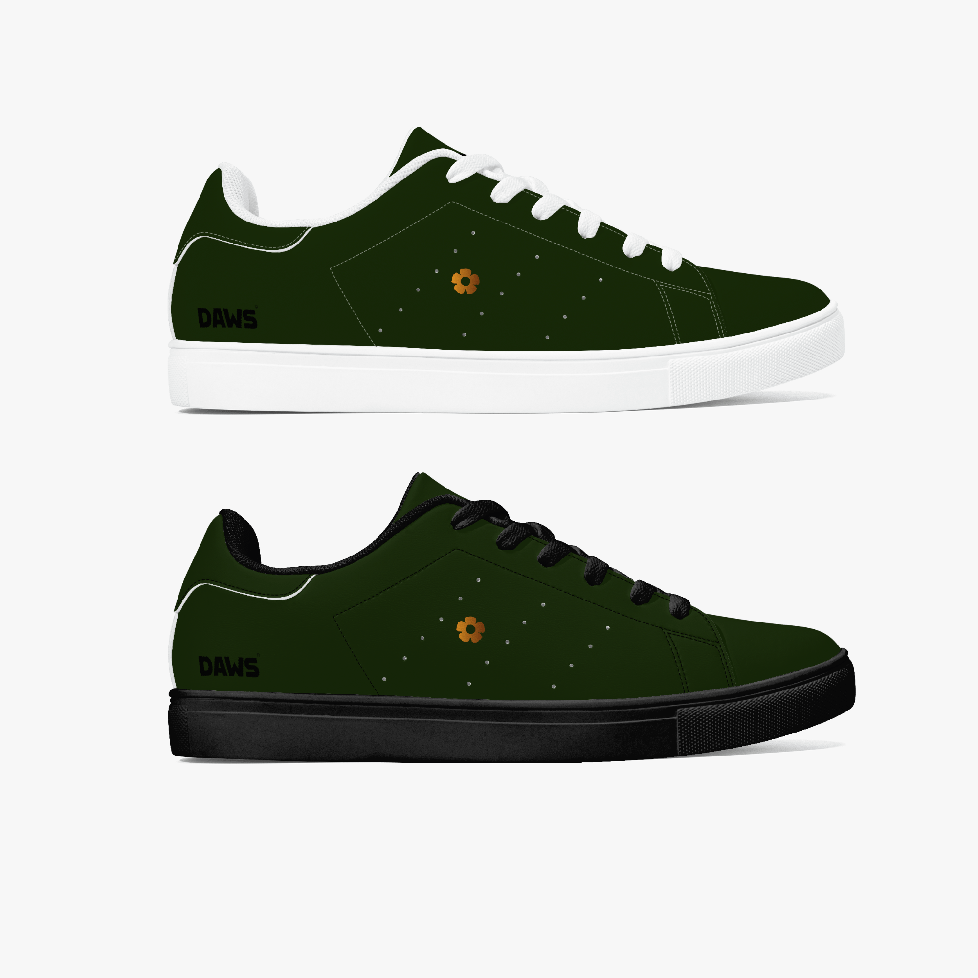 Zapatillas Hasskin DAWS | Verde/Blanco/Negro color - Streetwear DAWS