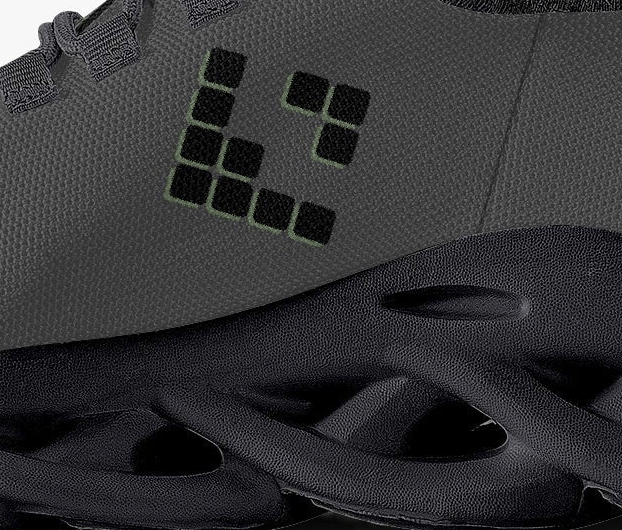 Zapatillas Nite Geo - Carbon Black color - Streetwear DAWS