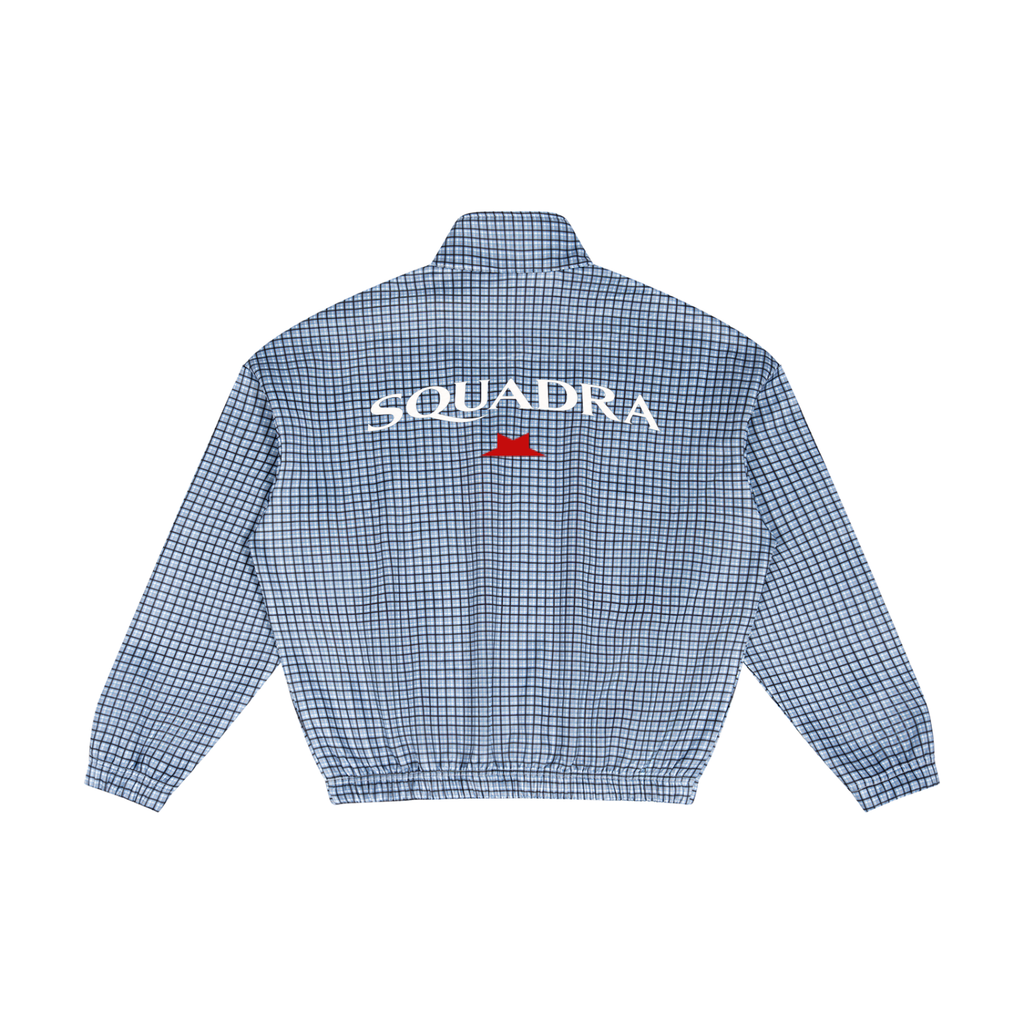 Unisex Plaid Quarter-Zip Sweatshirt