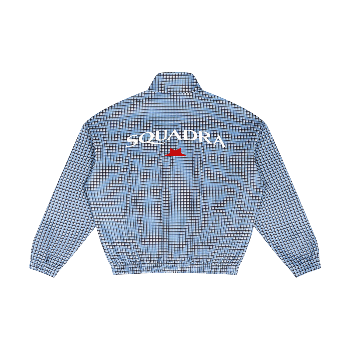 Unisex Plaid Quarter-Zip Sweatshirt