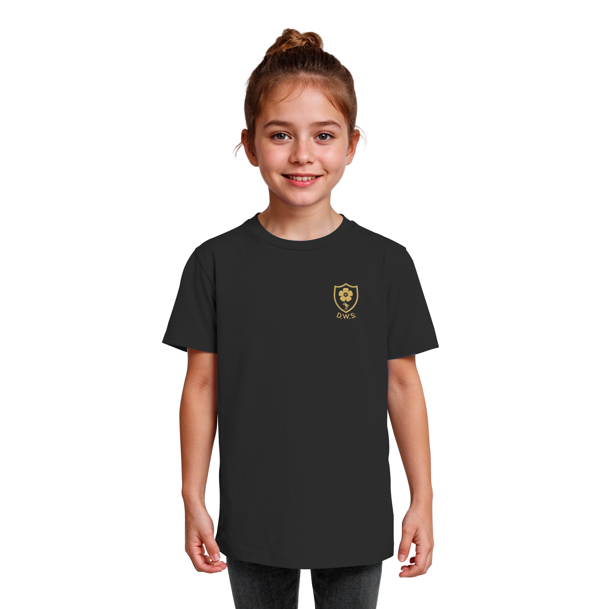 Athletic Gold Heavy Tee Kids D.W.S.c.