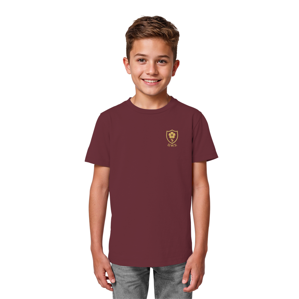 Athletic Gold Heavy Tee Kids D.W.S.c.