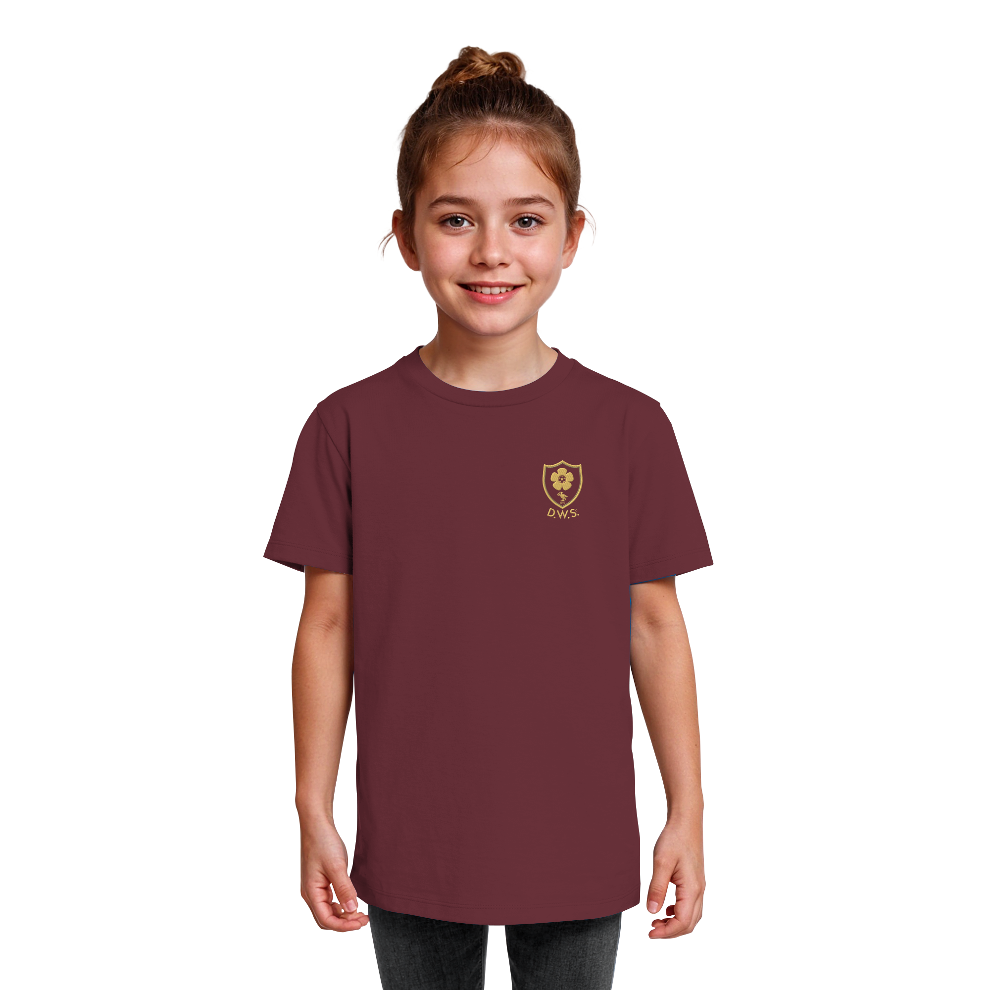 Athletic Gold Heavy Tee Kids D.W.S.c.