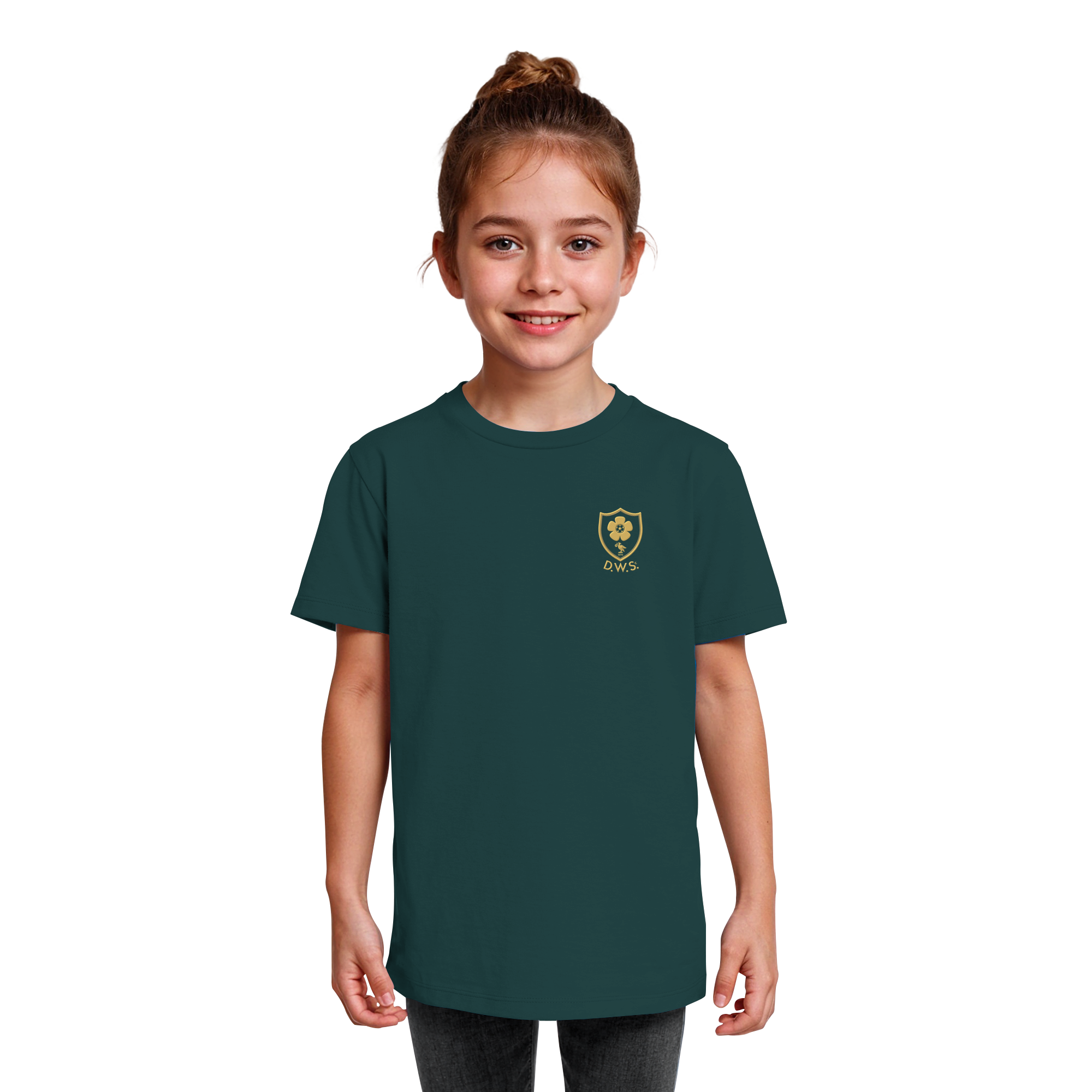Athletic Gold Heavy Tee Kids D.W.S.c.