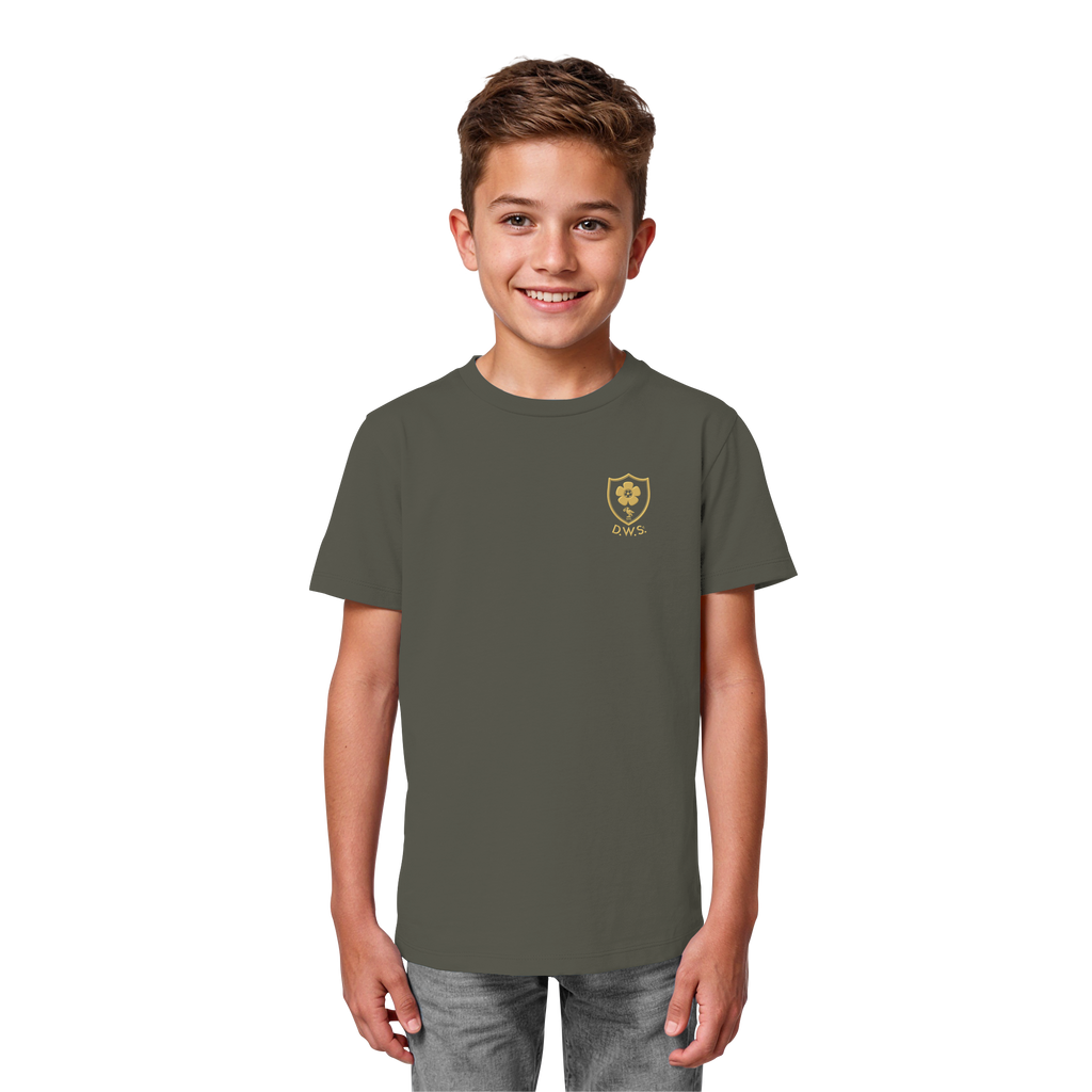 Athletic Gold Heavy Tee Kids D.W.S.c.