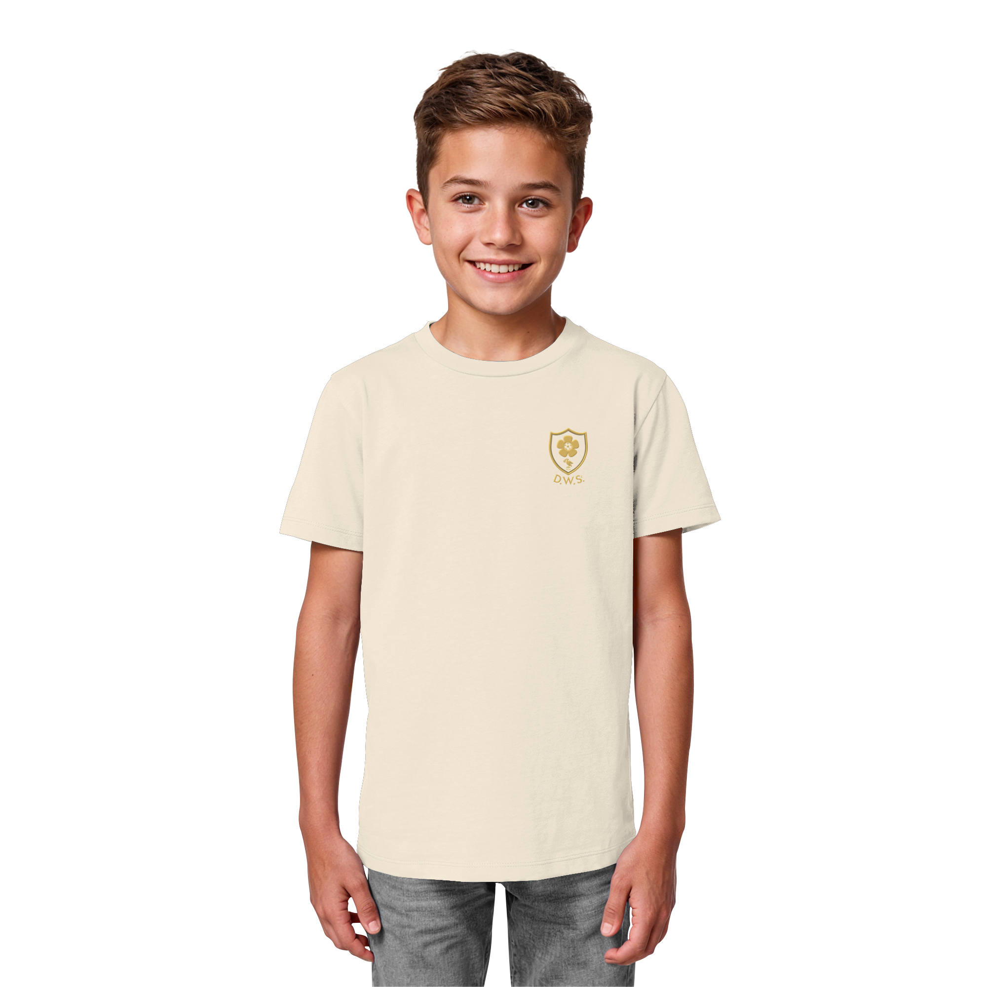 Athletic Gold Heavy Tee Kids D.W.S.c.