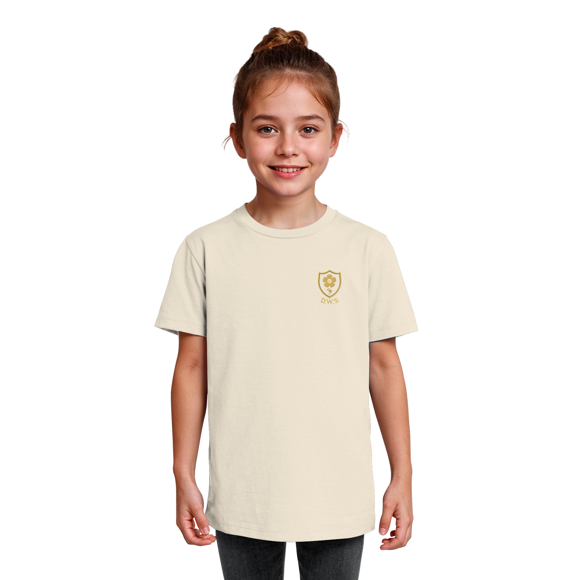 Athletic Gold Heavy Tee Kids D.W.S.c.